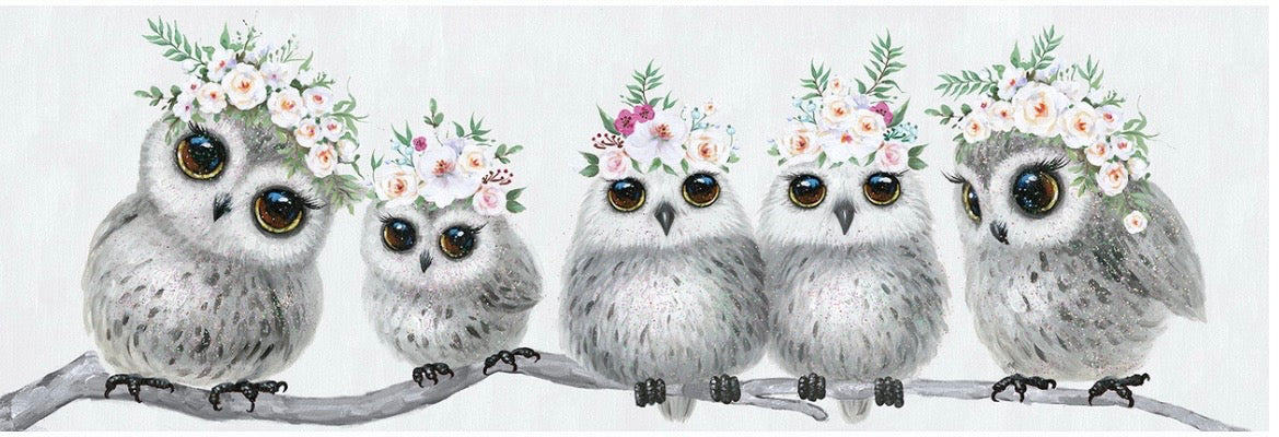 Owl Family Canvas